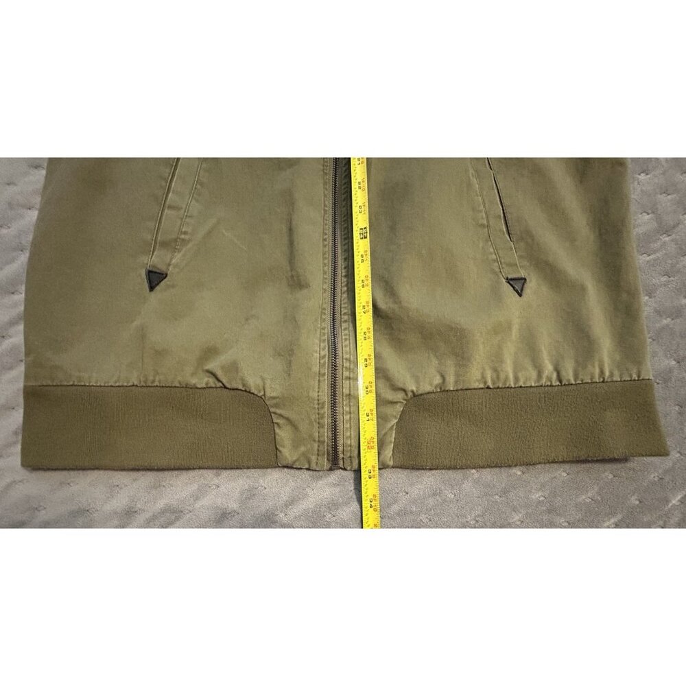 Thread & Supply Military Bomber Olive Green Coat Jacket Women's XL Full Zip - Picture 10 of 11